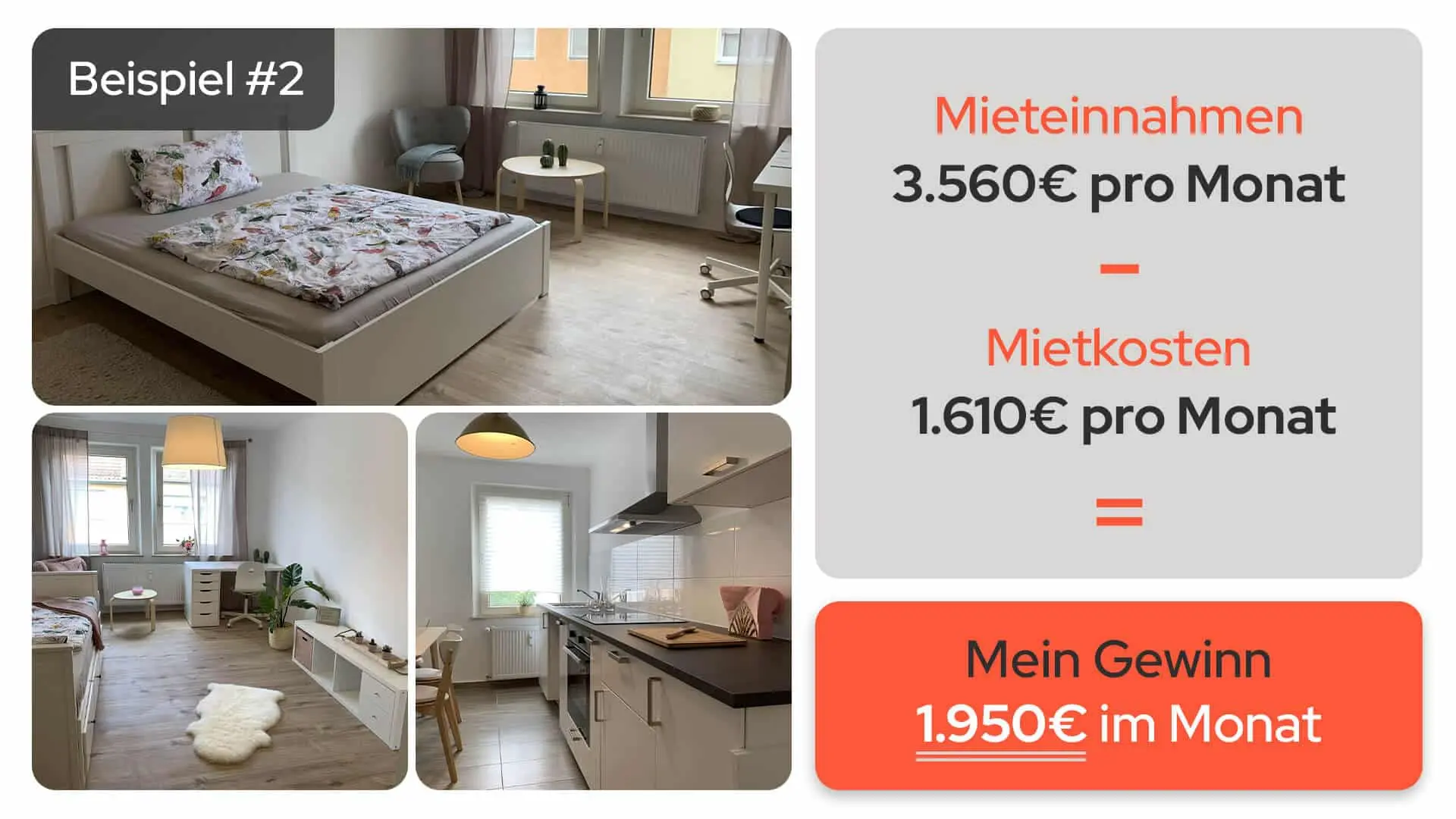 Beispiel #2 — Wohnung mit 1.950€ monatlichem Gewinn